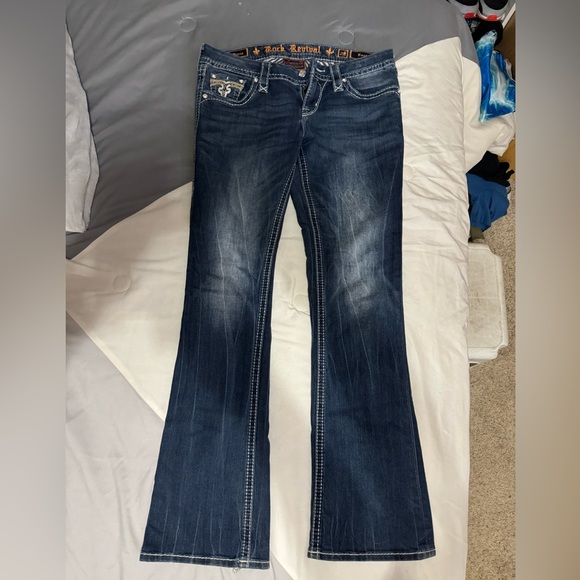 Women’s boot cut Rock Revival Jeans - Picture 2 of 4